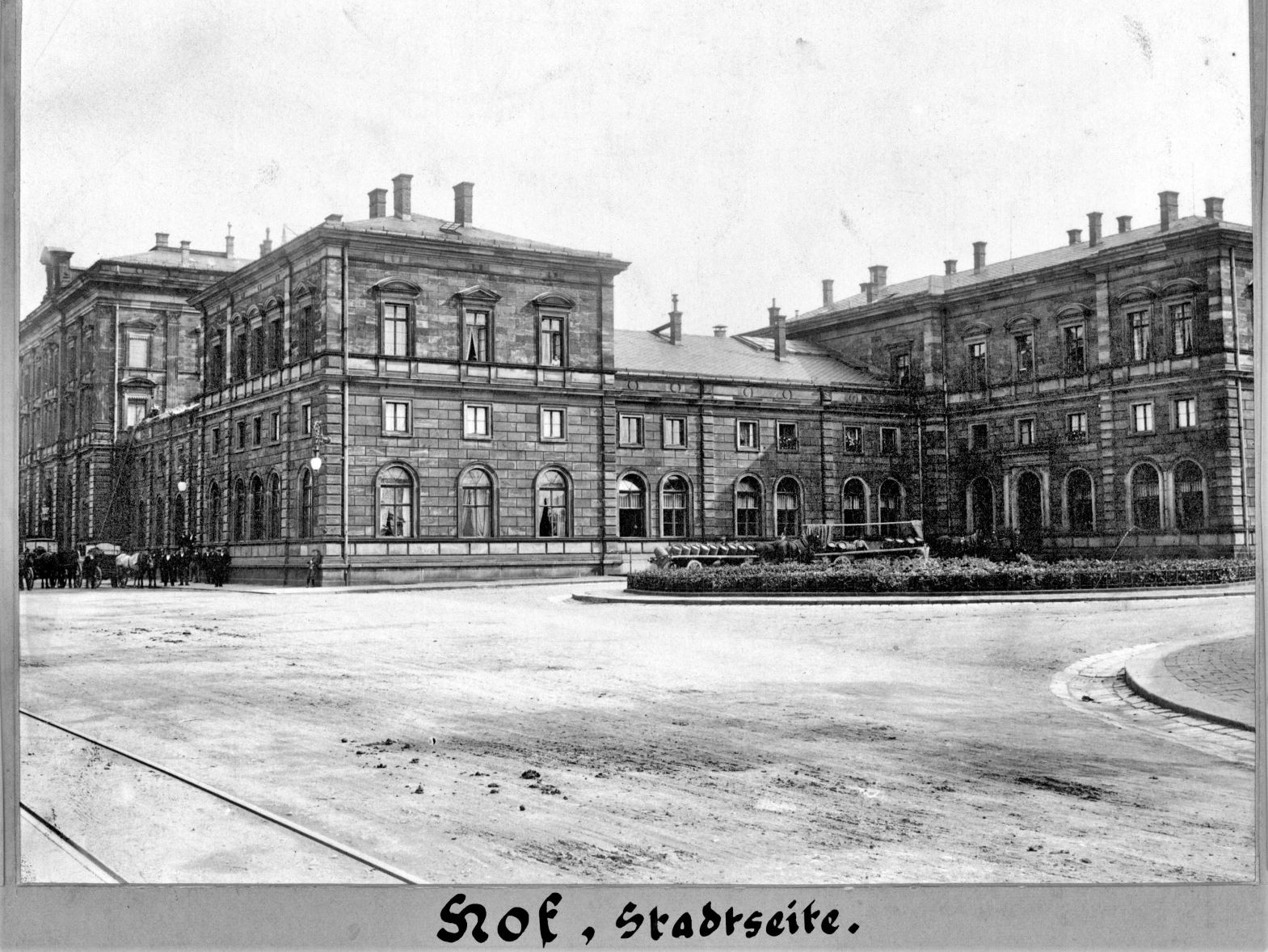 Der Hofer Hauptbahnhof im Jahr 1902, bereits am heutigen Standort. (Foto: DB Museum)