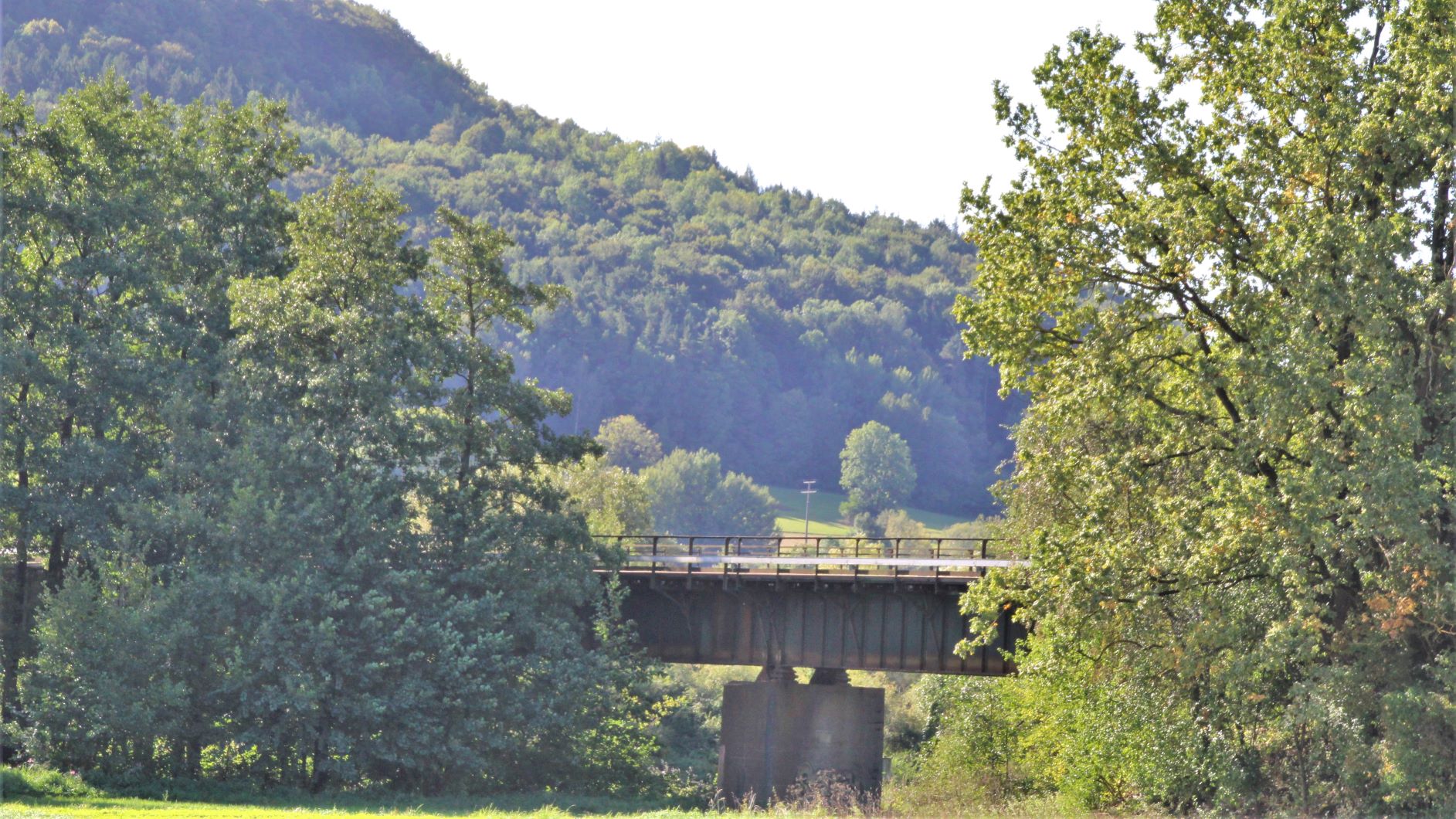 Eisenbahnbrücke des Verbindungsgleises zwischen linker und rechter Pegnitzstrecke bei Hohenstadt